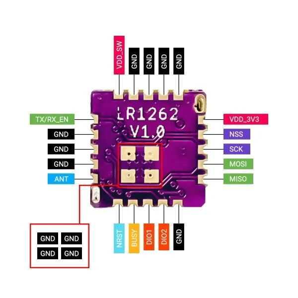 Elecrow LR1262 Long-Range LoRa Wireless Transceiver Module