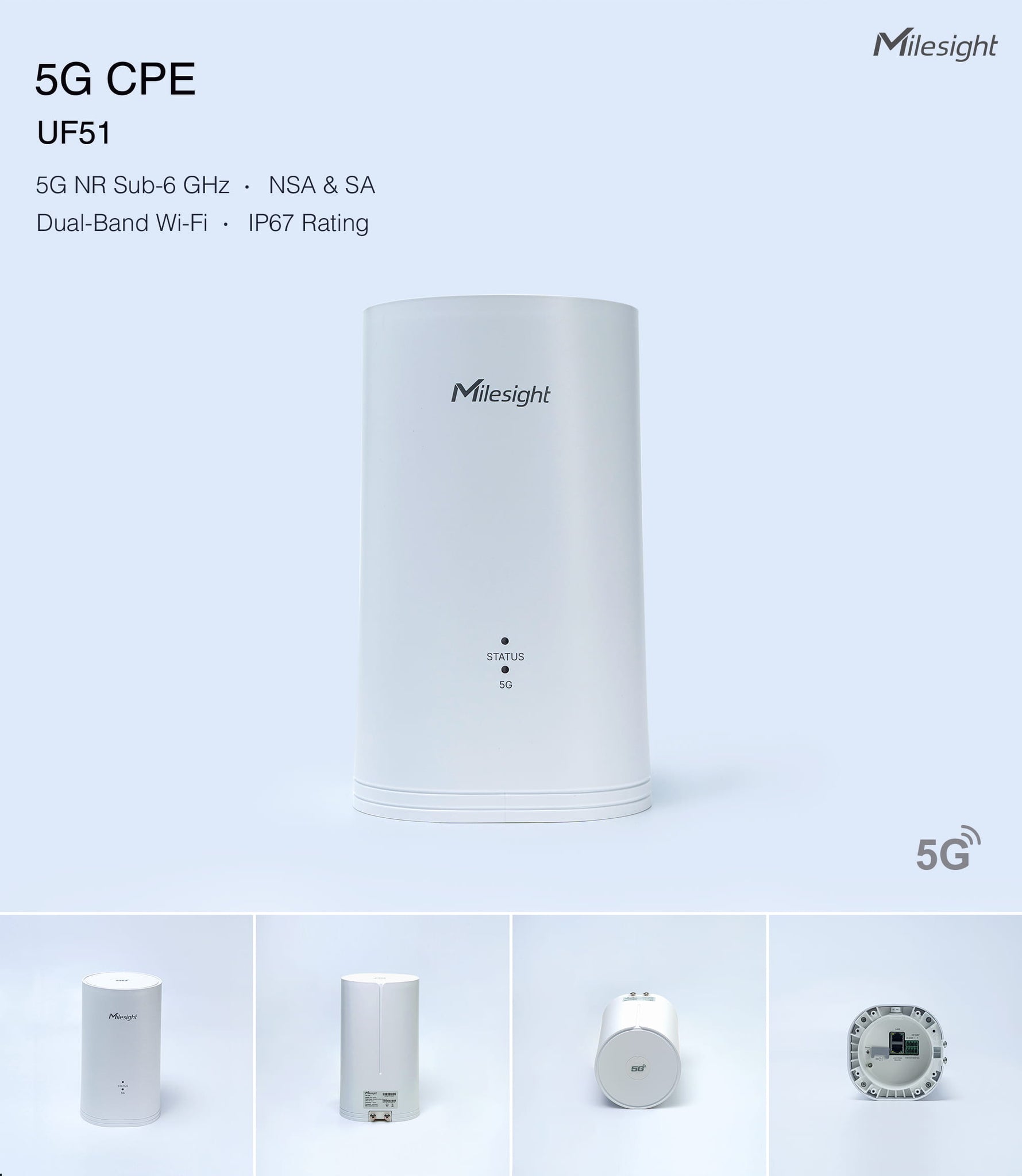 Milesight 5G CPE Router UF51 – MCCI