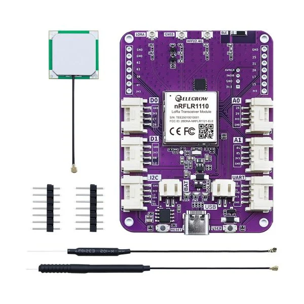 Elecrow LoRa Node Expansion Board-nRFLR1110 Integrates nRF52840