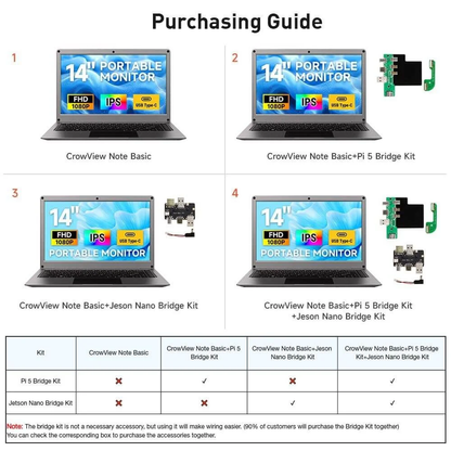 Elecrow CrowView Note 14 inch-All-in-One Portable Monitor