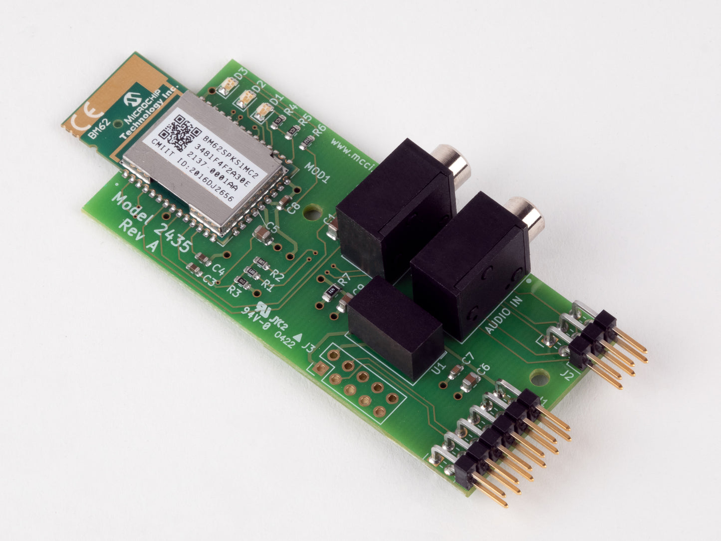 MCCI Model 2435 BM62 Audio-Capable Radio Sled