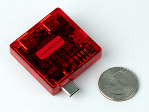 Image of Model 3142 USB4 Switch with EPR, with US quarter coin for size reference